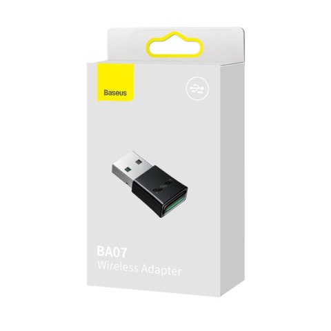 Adapter konektor nadajnik odbiornik Bluetooth 5.3 USB zasięg 20m czarny Adapter konektor nadajnik odbiornik Bluetooth 5.3 USB zasięg 20m czarny