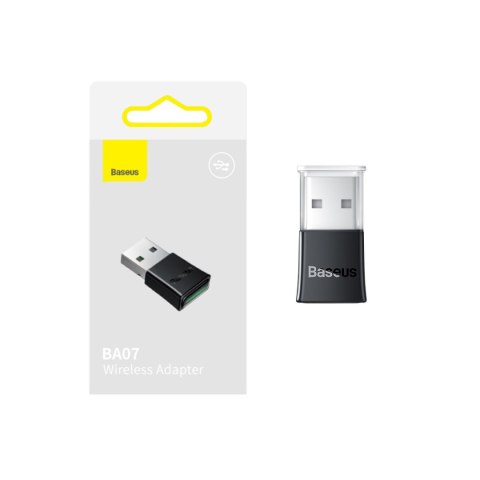 Adapter konektor nadajnik odbiornik Bluetooth 5.3 USB zasięg 20m czarny Adapter konektor nadajnik odbiornik Bluetooth 5.3 USB zasięg 20m czarny