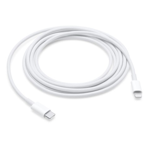 Apple oryginalny kabel przewód do iPhone USB-C - Lightning 1m biały Apple oryginalny kabel przewód do iPhone USB-C - Lightning 1m biały