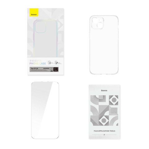 Etui do iPhone 14 pancerny pokrowiec + szkło hartowane ZESTAW Etui do iPhone 14 pancerny pokrowiec + szkło hartowane ZESTAW