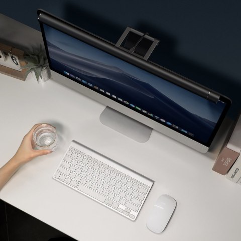 Lampka LED na monitor ekran I-wok Series oświetlenie monitora czarna Lampka LED na monitor ekran I-wok Series oświetlenie monitora czarna