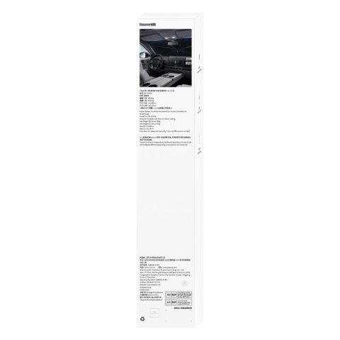 Parasol przeciwsłoneczny odblaskowy na przednią szybę do auta CoolRide 131x69cm czarny Parasol przeciwsłoneczny odblaskowy na przednią szybę do auta CoolRide 131x69cm czarny