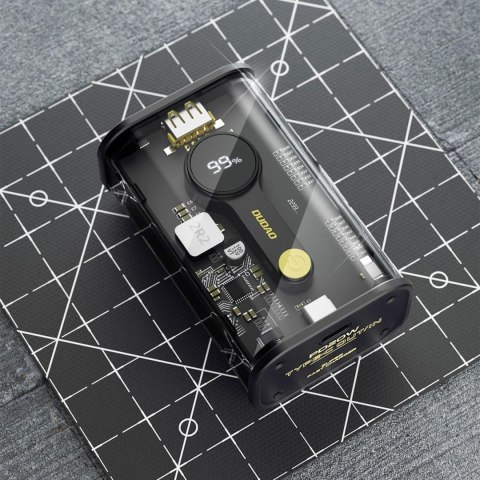 Powerbank K16 10000mAh USB-C USB-A 22.5W PD czarny Powerbank K16 10000mAh USB-C USB-A 22.5W PD czarny