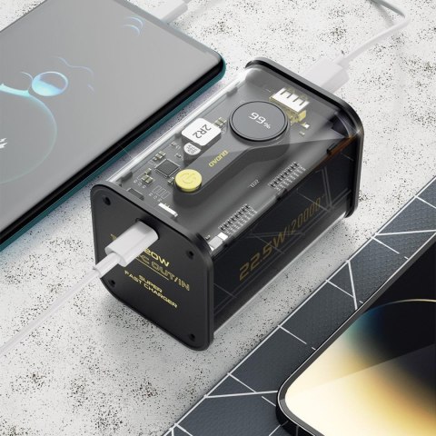 Powerbank K16Pro 20000mAh USB-A USB-C 22.5W PD czarny Powerbank K16Pro 20000mAh USB-A USB-C 22.5W PD czarny