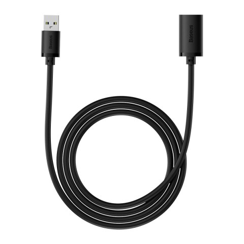 Przedłużacz kabla przewodu USB 3.0 1.5m czarny Przedłużacz kabla przewodu USB 3.0 1.5m czarny