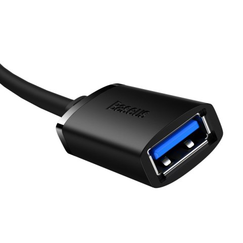 Przedłużacz kabla przewodu USB 3.0 2m czarny Przedłużacz kabla przewodu USB 3.0 2m czarny