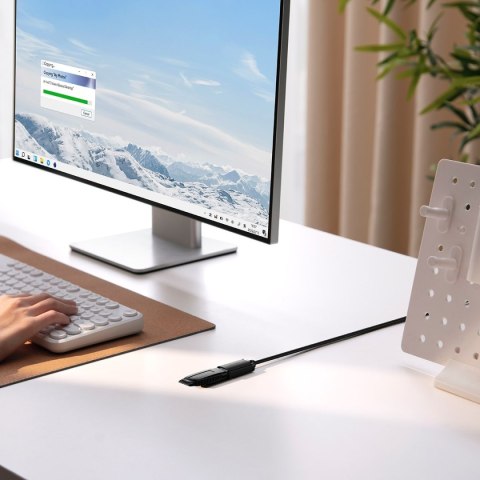 Przedłużacz kabla przewodu USB 3.0 2m czarny Przedłużacz kabla przewodu USB 3.0 2m czarny