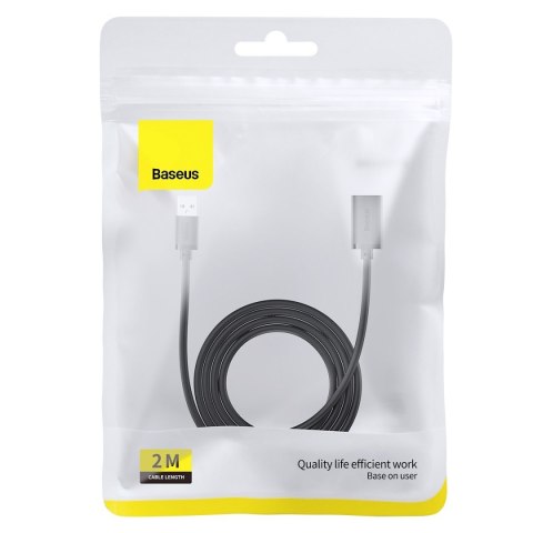 Przedłużacz kabla przewodu USB 3.0 2m czarny Przedłużacz kabla przewodu USB 3.0 2m czarny