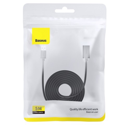 Przedłużacz kabla przewodu USB 3.0 5m czarny Przedłużacz kabla przewodu USB 3.0 5m czarny