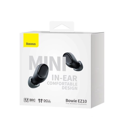 Słuchawki bezprzewodowe TWS Bluetooth 5.3 Bowie EZ10 czarne Słuchawki bezprzewodowe TWS Bluetooth 5.3 Bowie EZ10 czarne