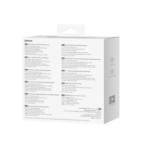 Słuchawki bezprzewodowe TWS Bluetooth 5.3 Bowie EZ10 czarne Słuchawki bezprzewodowe TWS Bluetooth 5.3 Bowie EZ10 czarne