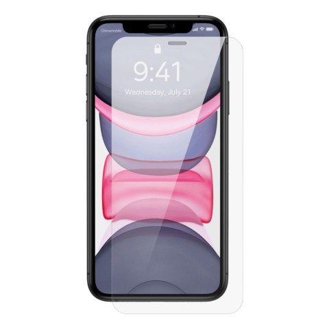 Szkło hartowane do iPhone 11 / XR z osłoną na głośnik 0.4mm ZESTAW Szkło hartowane do iPhone 11 / XR z osłoną na głośnik 0.4mm ZESTAW