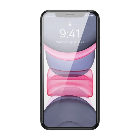 Szkło hartowane do iPhone 11 / XR z osłoną na głośnik 0.4mm ZESTAW Szkło hartowane do iPhone 11 / XR z osłoną na głośnik 0.4mm ZESTAW