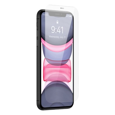 Szkło hartowane do iPhone 11 / XR z osłoną na głośnik 0.4mm ZESTAW Szkło hartowane do iPhone 11 / XR z osłoną na głośnik 0.4mm ZESTAW