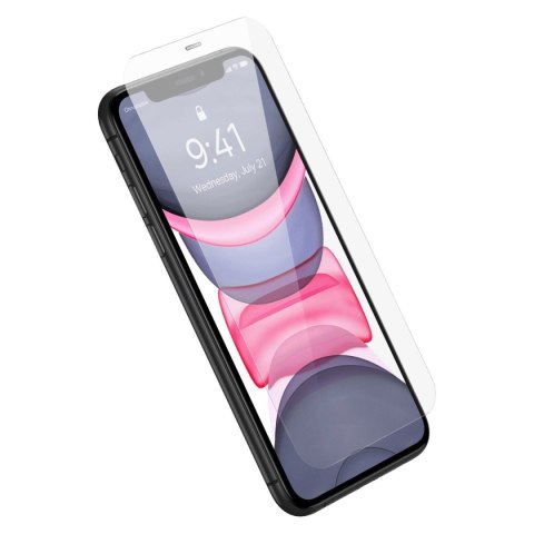 Szkło hartowane do iPhone 11 / XR z osłoną na głośnik 0.4mm ZESTAW Szkło hartowane do iPhone 11 / XR z osłoną na głośnik 0.4mm ZESTAW