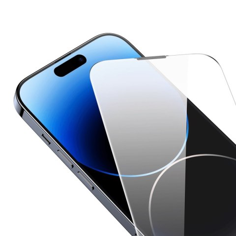 Szkło hartowane do iPhone 14 Pro Max z osłoną na głośnik 0.4mm ZESTAW Szkło hartowane do iPhone 14 Pro Max z osłoną na głośnik 0.4mm ZESTAW
