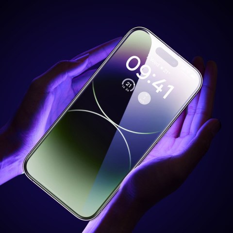 Szkło hartowane do iPhone 14 Pro na cały ekran 0.3mm Anti Blue Light Szkło hartowane do iPhone 14 Pro na cały ekran 0.3mm Anti Blue Light