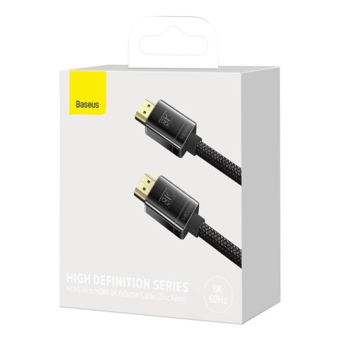 Wytrzymały elastyczny kabel HDMI 2.1 8K High Definition Series 2m czarny Wytrzymały elastyczny kabel HDMI 2.1 8K High Definition Series 2m czarny