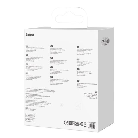 Wytrzymały elastyczny kabel HDMI 2.1 8K High Definition Series 2m czarny Wytrzymały elastyczny kabel HDMI 2.1 8K High Definition Series 2m czarny