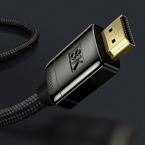 Wytrzymały elastyczny kabel HDMI 2.1 8K High Definition Series 2m czarny Wytrzymały elastyczny kabel HDMI 2.1 8K High Definition Series 2m czarny