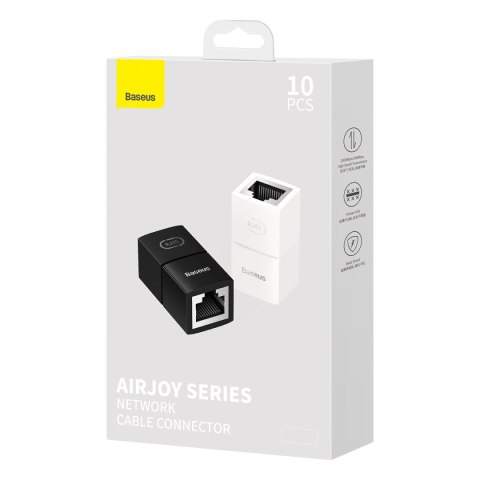 Złączka łącznik kabli sieciowych Ethernet RJ45 biała ZESTAW 10szt. Złączka łącznik kabli sieciowych Ethernet RJ45 biała ZESTAW 10szt.