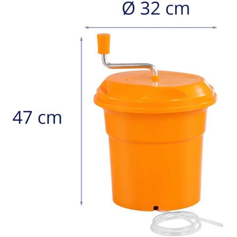 Wirówka do suszenia sałaty ręczna 12 l Wirówka do suszenia sałaty ręczna 12 l