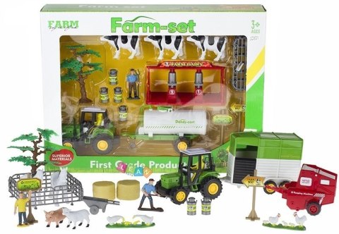Zestaw Farma Traktor Zwierzęta Hodowlane 2 Modele Zestaw Farma Traktor Zwierzęta Hodowlane 2 Modele