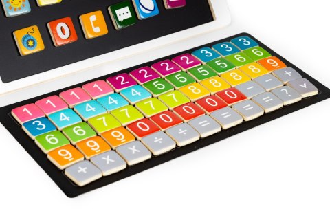 Drewniany tablet edukacyjny tablica magnetyczna ECOTOYS Drewniany tablet edukacyjny tablica magnetyczna ECOTOYS