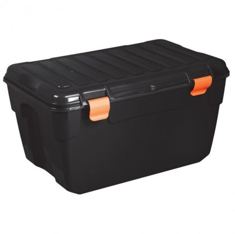 POJEMNIK DO PRZECHOWYWANIA Z POKRYWĄ HOME BOX 125L CZARNY POJEMNIK DO PRZECHOWYWANIA Z POKRYWĄ HOME BOX 125L CZARNY