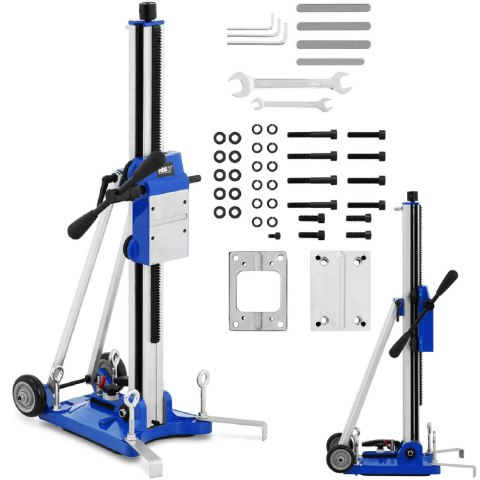 Statyw stojak do wiertnicy wiertarki koronowej z regulacją i kołami śr. 130-300 mm Statyw stojak do wiertnicy wiertarki koronowej z regulacją i kołami śr. 130-300 mm
