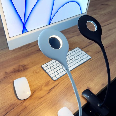 Bezprzewodowa lampka LED kosmetyczna do czytania pracy + kabel micro USB - biały Bezprzewodowa lampka LED kosmetyczna do czytania pracy + kabel micro USB - biały