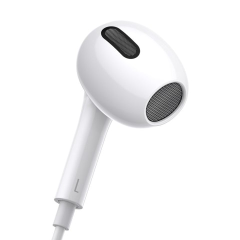 Douszne słuchawki na kablu z mikrofonem USB-C Encok C17 białe Douszne słuchawki na kablu z mikrofonem USB-C Encok C17 białe