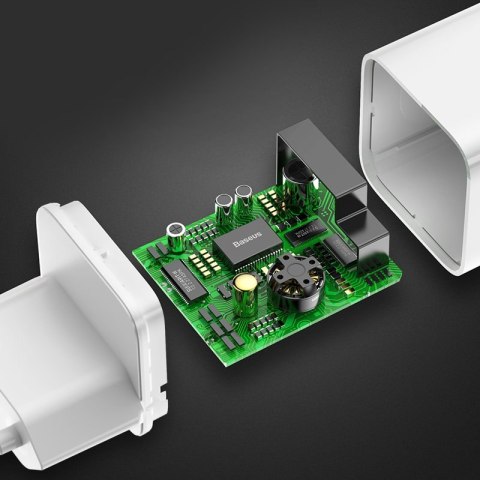 Ładowarka sieciowa zasilacz do kabla USB Quick Charge 3.0 biały Ładowarka sieciowa zasilacz do kabla USB Quick Charge 3.0 biały