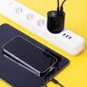 Mała ładowarka GaN 65W z portami USB USB-C QC3.0 PD szybkie ładowanie czarna