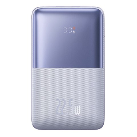 Powerbank Bipow Pro 20000mAh 22.5W z kablem USB USB-C 0.3m fioletowy Powerbank Bipow Pro 20000mAh 22.5W z kablem USB USB-C 0.3m fioletowy