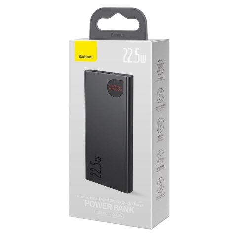 Adaman Metal powerbank z szybkim ładowaniem 10000mAh 22.5W Adaman Metal powerbank z szybkim ładowaniem 10000mAh 22.5W