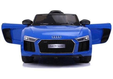 Auto na Akumulator Audi R8 Niebieskie Lakierowane Auto na Akumulator Audi R8 Niebieskie Lakierowane