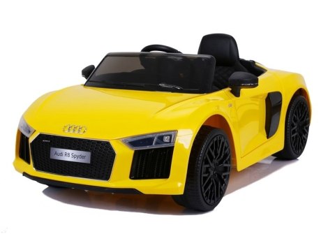 Auto na akumulator Audi R8 Żółty Lakierowane Auto na akumulator Audi R8 Żółty Lakierowane