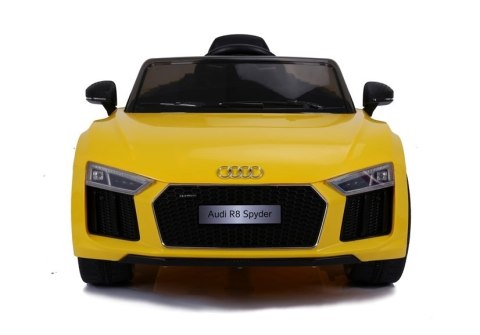Auto na akumulator Audi R8 Żółty Lakierowane Auto na akumulator Audi R8 Żółty Lakierowane