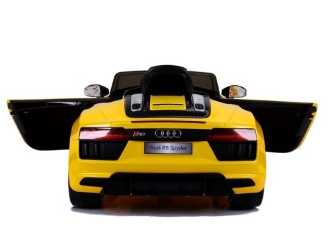 Auto na akumulator Audi R8 Żółty Lakierowane Auto na akumulator Audi R8 Żółty Lakierowane