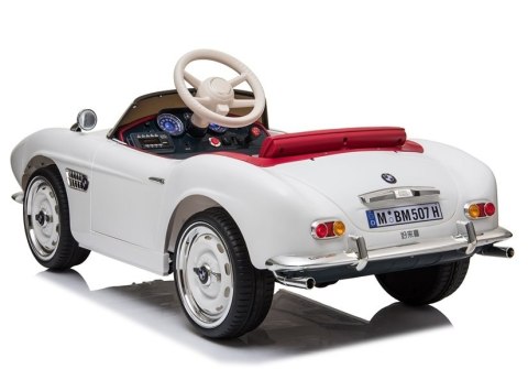 Auto na Akumulator BMW Retro Białe Auto na Akumulator BMW Retro Białe