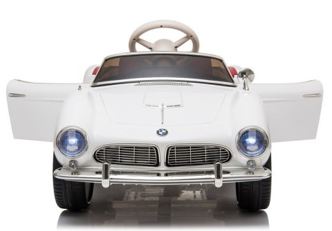 Auto na Akumulator BMW Retro Białe Auto na Akumulator BMW Retro Białe