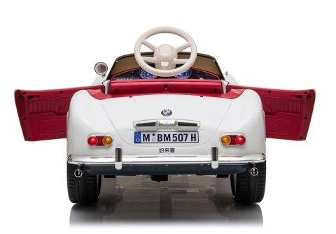 Auto na Akumulator BMW Retro Białe Auto na Akumulator BMW Retro Białe