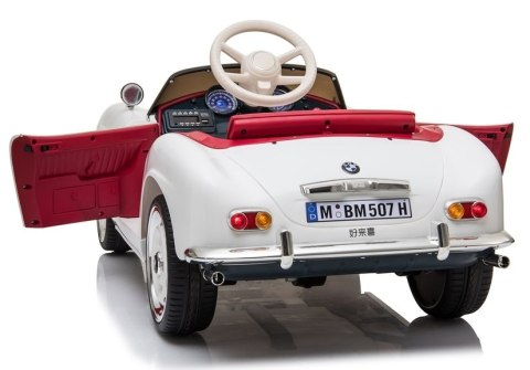 Auto na Akumulator BMW Retro Białe Auto na Akumulator BMW Retro Białe