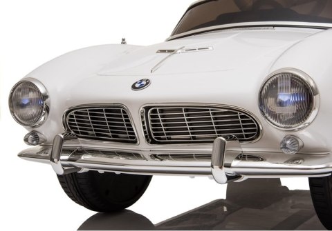 Auto na Akumulator BMW Retro Białe Auto na Akumulator BMW Retro Białe
