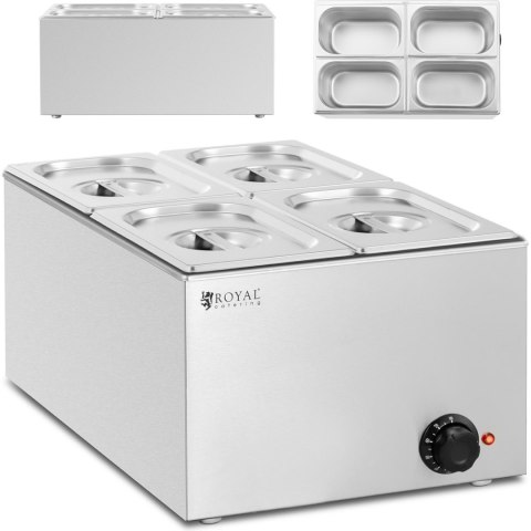 Bemar podgrzewacz elektryczny 4 x GN 1/4 640 W Bemar podgrzewacz elektryczny 4 x GN 1/4 640 W