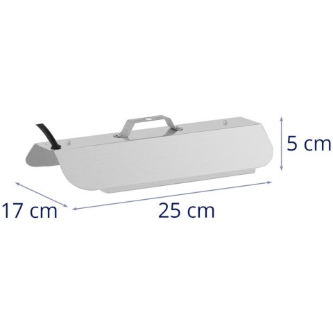 Lampa do wzrostu uprawy roślin pełne spektrum 25 x 17 cm 136 LED 100 W srebrna Lampa do wzrostu uprawy roślin pełne spektrum 25 x 17 cm 136 LED 100 W srebrna