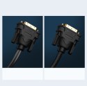 Kabel przewód przejściówka HDMI - DVI 4K 60Hz 30AWG 1m czarny