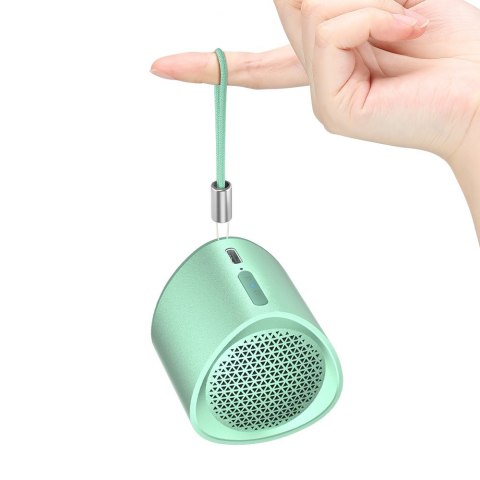 Mały Mini głośnik bezprzewodowy TWS Nimo Bluetooth 5.3 5W zielony Mały Mini głośnik bezprzewodowy TWS Nimo Bluetooth 5.3 5W zielony