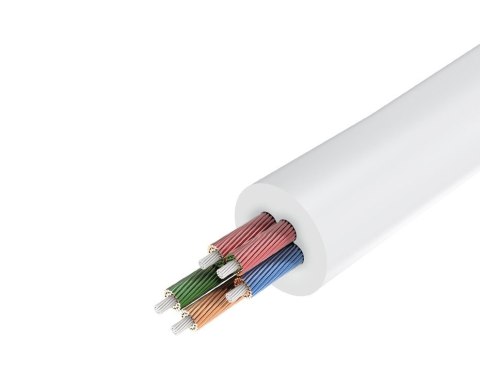 Rozdzielacz słuchawkowy 3.5mm mini jack AUX + mikrofon stereo 20cm srebrny Rozdzielacz słuchawkowy 3.5mm mini jack AUX + mikrofon stereo 20cm srebrny
